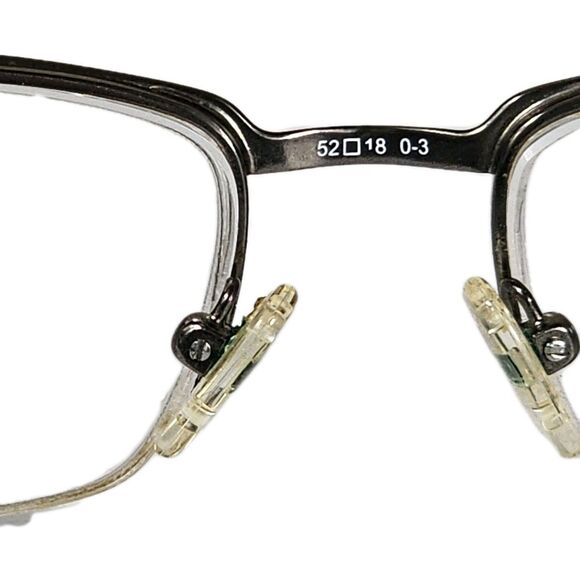 Safilo Unisex Eyeglasses Elasta 7173 OX93 52-18 140 Black/gun Metal FRAMES ONLY - Picture 8 of 15